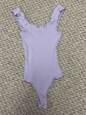 ALYA CUTE SUMMER RIBBED BODYSUIT - MEDIUM (L)